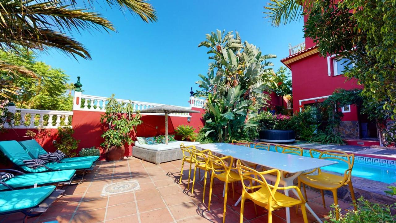Majestic Villa By The Beach Heated Private Pool & Jacuzzi Benalmádena Exterior foto